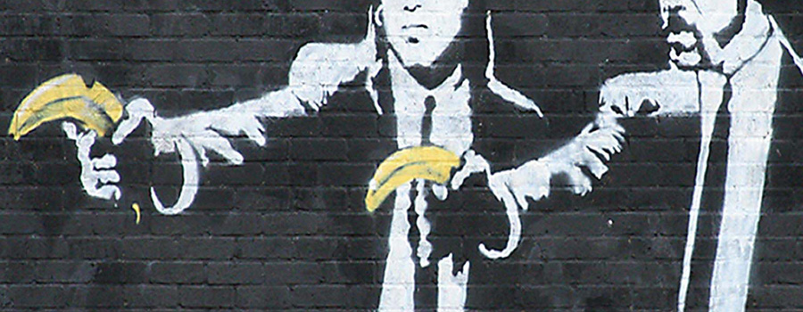 Pulp Fiction x Banksy | Quentin Tarantino Fan Club