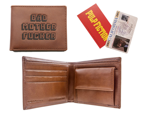krullen wiel Larry Belmont Official Bad Mother Fucker Wallet with coin pocket Brown | Quentin  Tarantino Fan Club